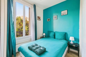 Appart 3 pers avec Wifi - Proche Paris & Métro - R1